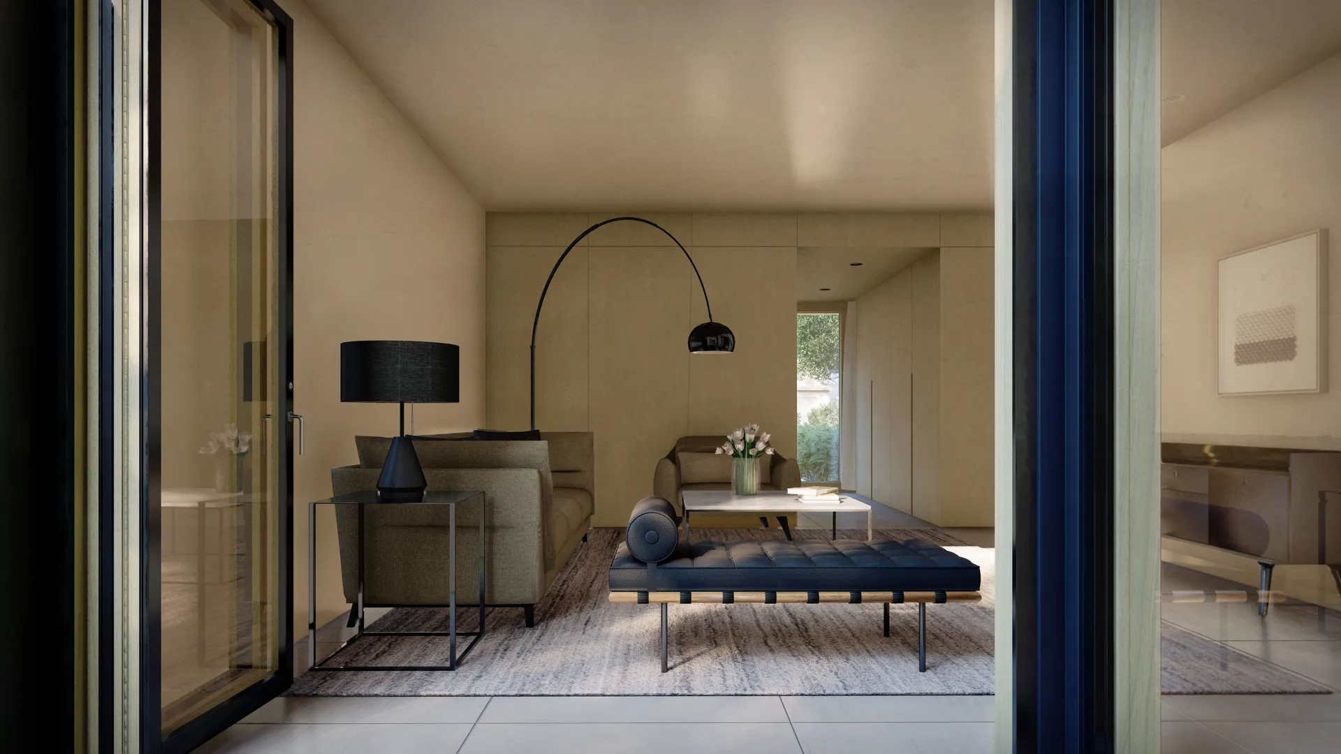 My Modern Home Plan No12-20-Living Room