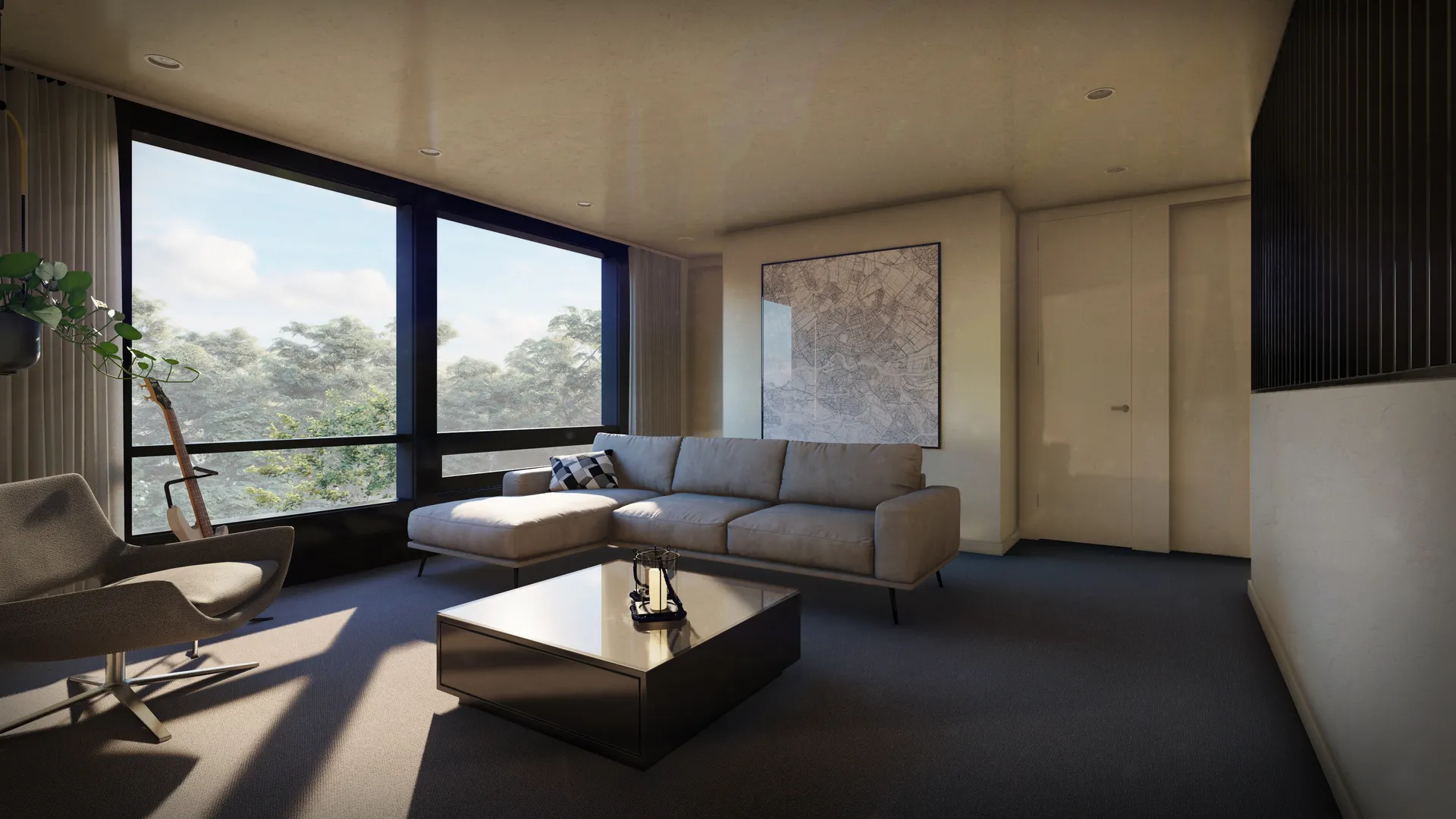 My Modern Home Plan No15-32-Family Room