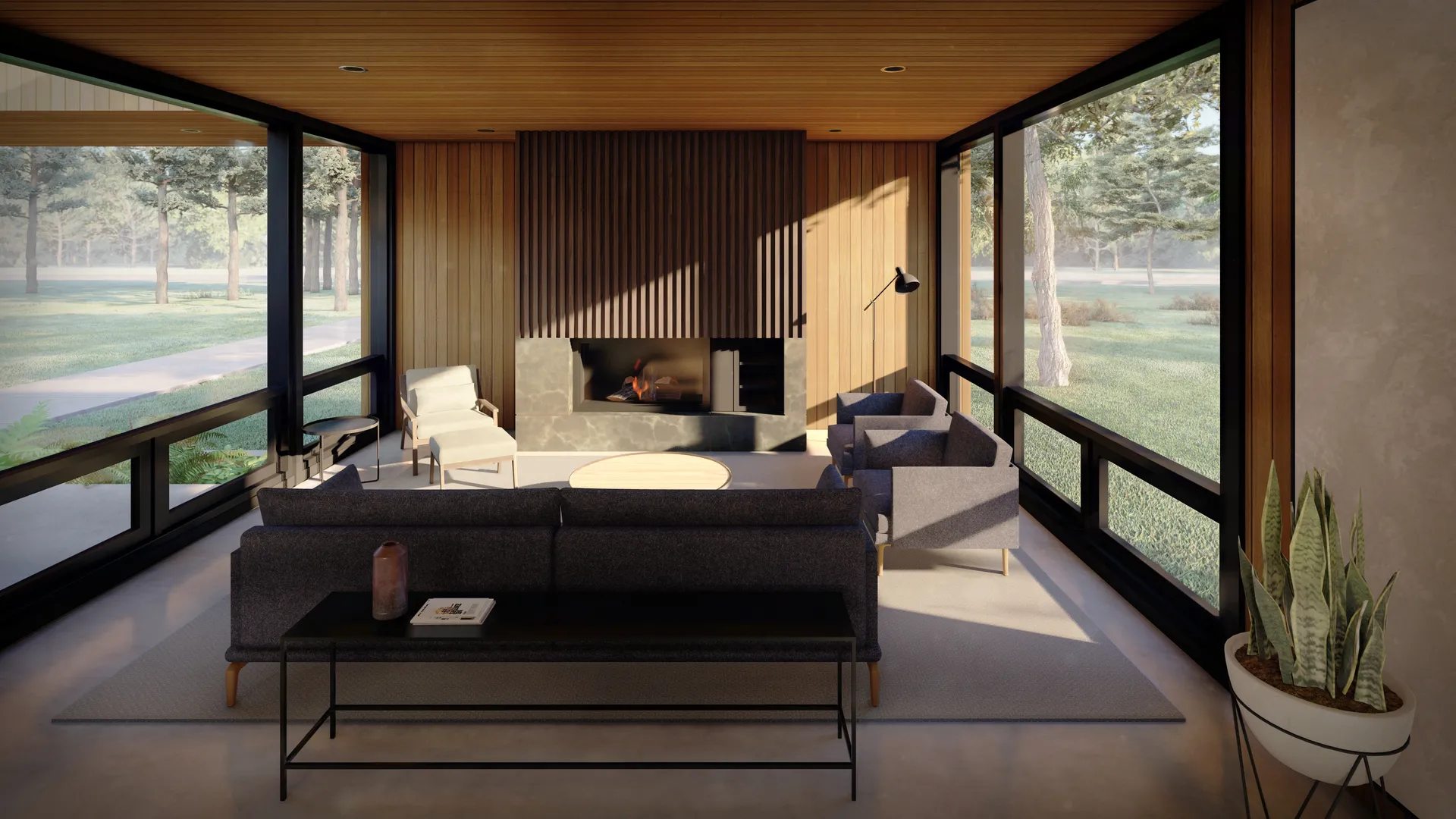 My Modern Home Plan No20 | Living Room